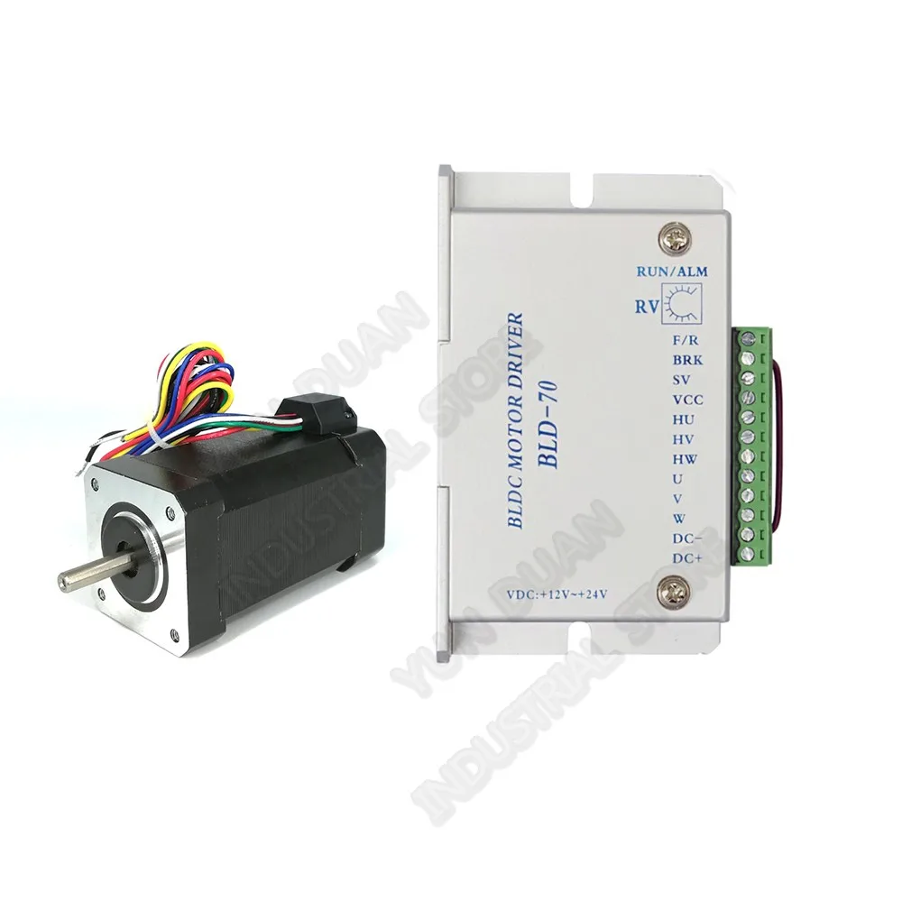 60W 0.2Nm BLDC Brushless Motor Driver Kits NEMA17 42MM DC 24V 3A 3000RPM High speed 3000rpm Adjustable Controller brake control
60W 0.2Nm BLDC Brushless Motor Driver Kits NEMA17 42MM DC 24V 3A 3000RPM High speed 3000rpm Adjustable Controller brake control