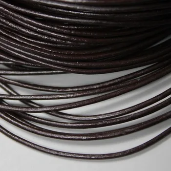 AaaZee5 Yards 2mm Round Genuine Cow Hide Dark Brown Leather Strands, 2mm Real Leather Cord for Making Jewelry Necklace Bracelet
AaaZee5 Yards 2mm Round Genuine Cow Hide Dark Brown Leather Strands, 2mm Real Leather Cord for Making Jewelry Necklace Bracelet