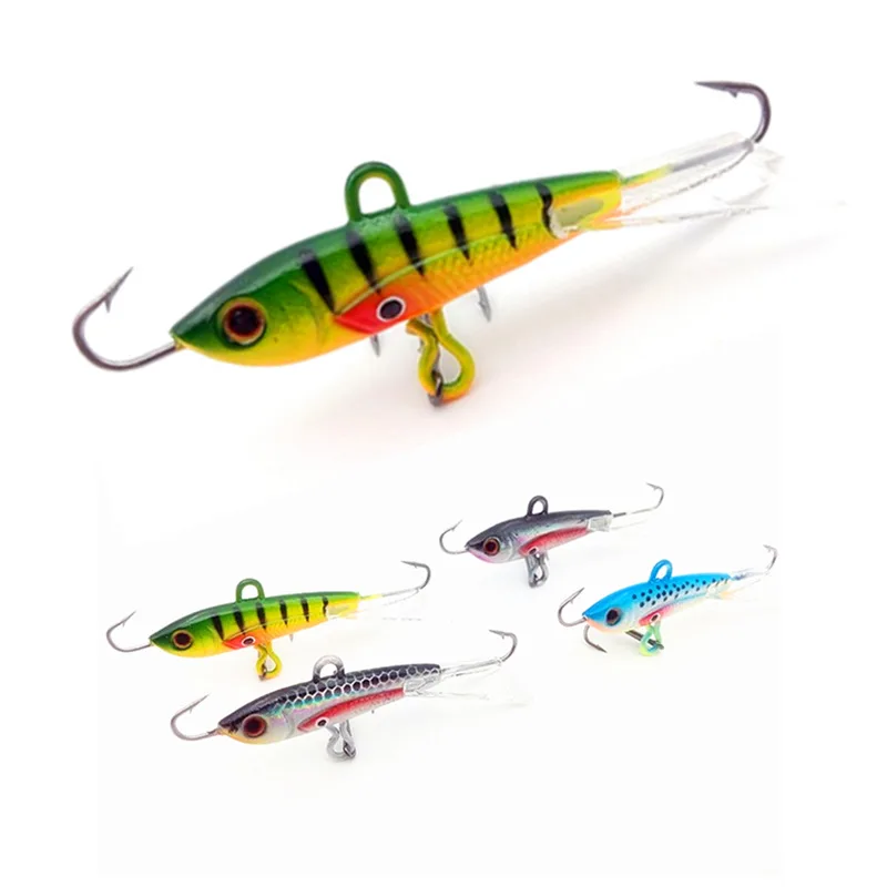 New 4pcs Ice Fishing Lure Winter Minnow Jig Bait 6cm 10.5g Carp Fishing Hooks Lead Head Lure Sinking Wobblers Pesca Peche
New 4pcs Ice Fishing Lure Winter Minnow Jig Bait 6cm 10.5g Carp Fishing Hooks Lead Head Lure Sinking Wobblers Pesca Peche