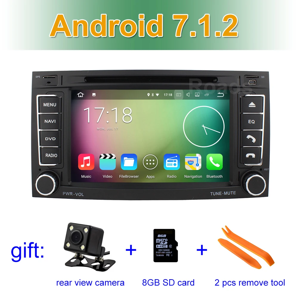 Android 7 1 font b Car b font DVD Player for VW T5 Transporter Multivan Touareg