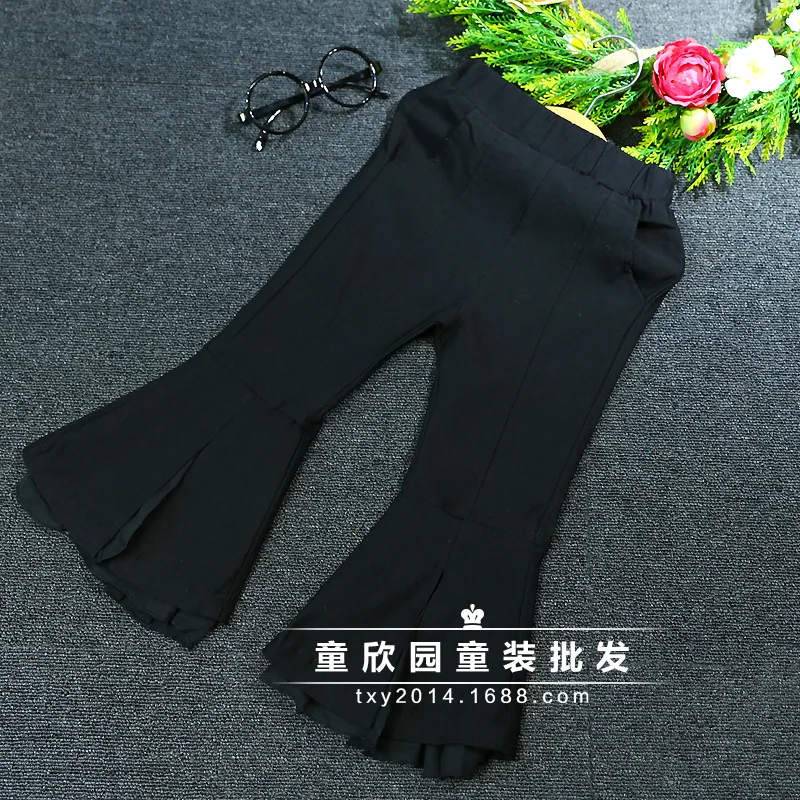 SexeMara 2017 autumn new children's clothing black split hood pants fashion pants girl bell pants
SexeMara 2017 autumn new children's clothing black split hood pants fashion pants girl bell pants