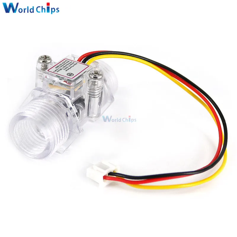 Water Flow Sensor G1/2" DN15 Fluid Flow Meter Water Control Transparent Enclosure DC 5-15V Hall Flow Sensor Indicator Counter
Water Flow Sensor G1/2" DN15 Fluid Flow Meter Water Control Transparent Enclosure DC 5-15V Hall Flow Sensor Indicator Counter