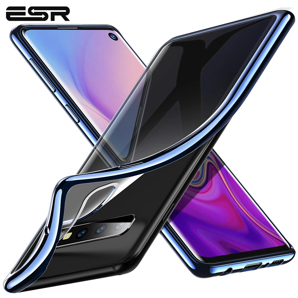 ESR Case for Samsung Galaxy S10 S10 Plus Cover Soft TPU Plating Frame Case Glossy Metal Bumper Back Cover for Samsung S10 Plus
ESR Case for Samsung Galaxy S10 S10 Plus Cover Soft TPU Plating Frame Case Glossy Metal Bumper Back Cover for Samsung S10 Plus