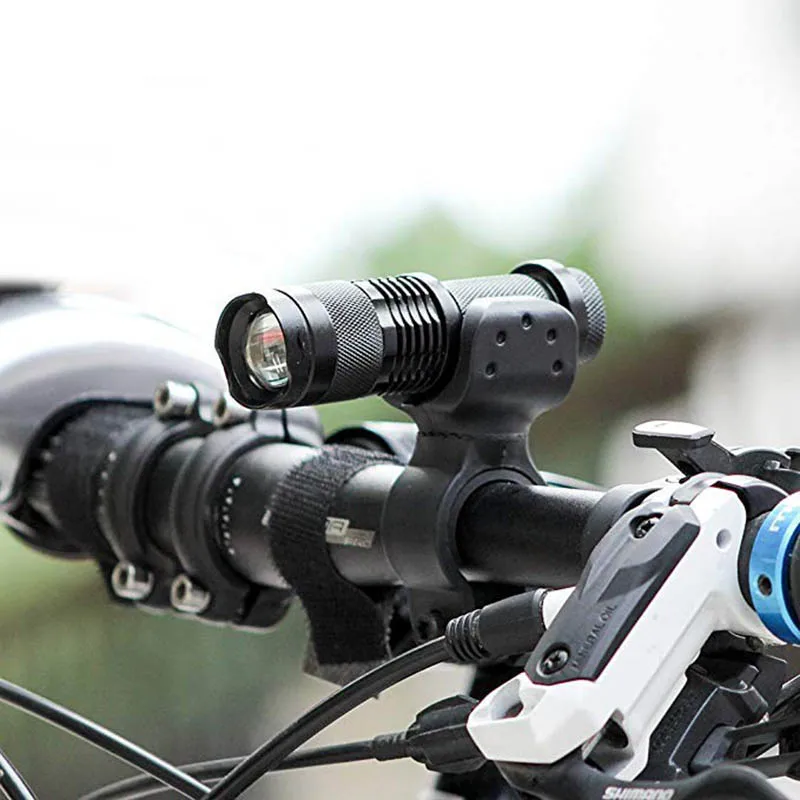 Bicycle Front Light Bracket Flashlight Holder Cycling Bike Light Torch Clip Mount 360 Degree Rotation With Antiskid Rubber
Bicycle Front Light Bracket Flashlight Holder Cycling Bike Light Torch Clip Mount 360 Degree Rotation With Antiskid Rubber