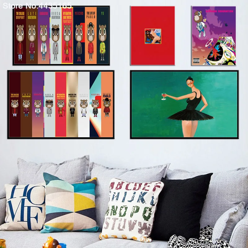 Posters and Prints Kanye West Rapper Singer Star Poster Art Wall Decoration Canvas Painting for Living Room Home Decor
Posters and Prints Kanye West Rapper Singer Star Poster Art Wall Decoration Canvas Painting for Living Room Home Decor