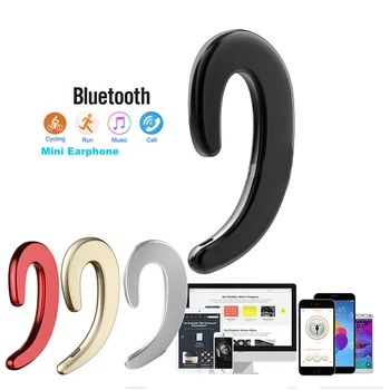Wireless Headphone Bluetooth Earphone Ear Hook Painless Headset For iPhone Xiaomi Samsung S8 S9 S10 Bone Conduction Earphone
Wireless Headphone Bluetooth Earphone Ear Hook Painless Headset For iPhone Xiaomi Samsung S8 S9 S10 Bone Conduction Earphone