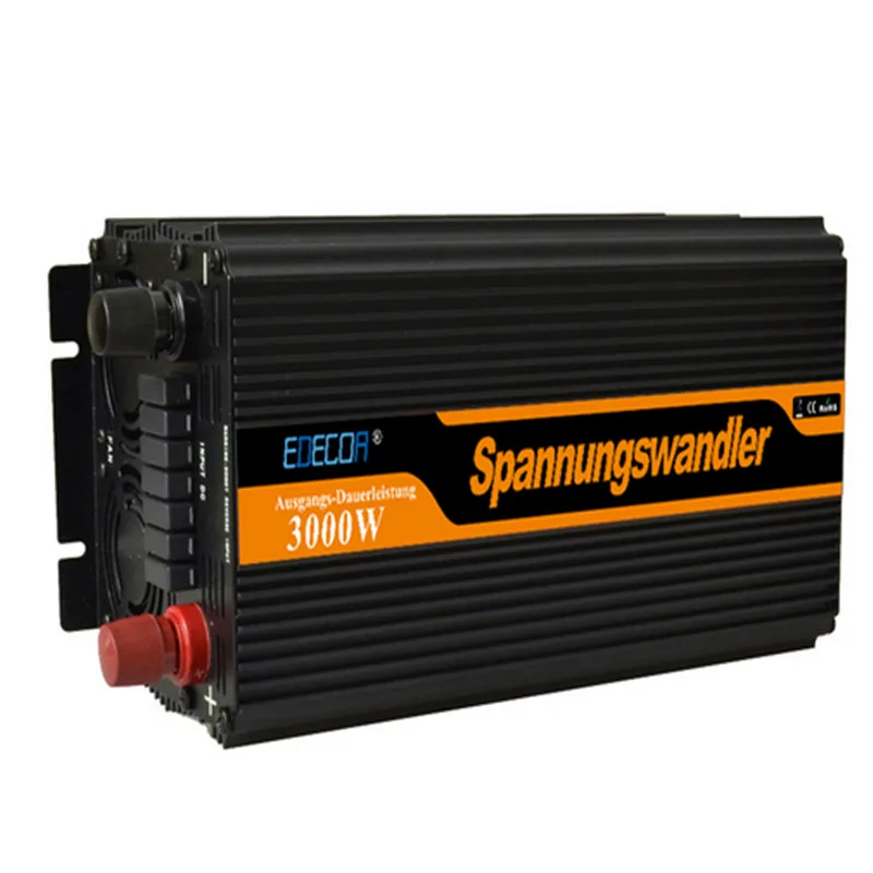 Solar power inverter 3000W DC 24V to AC 220V 230V modified sine wave off grid inverter
Solar power inverter 3000W DC 24V to AC 220V 230V modified sine wave off grid inverter