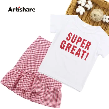 Set Clothes For Girls Letter Pattern Shirt + Striped Skirt 2PCS Summer Girl Set Teenage Kids Girls Wear 6 8 10 12 13 14 Year
Set Clothes For Girls Letter Pattern Shirt + Striped Skirt 2PCS Summer Girl Set Teenage Kids Girls Wear 6 8 10 12 13 14 Year