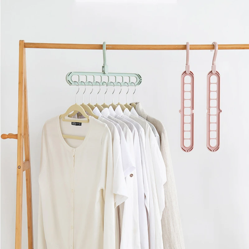 Rotatable 9 Holes Clothes Hanger Clothes Drying Rack Multifunction Plastic Scarf Coat Hangers Hook Wardrobe Storage Rack
Rotatable 9 Holes Clothes Hanger Clothes Drying Rack Multifunction Plastic Scarf Coat Hangers Hook Wardrobe Storage Rack