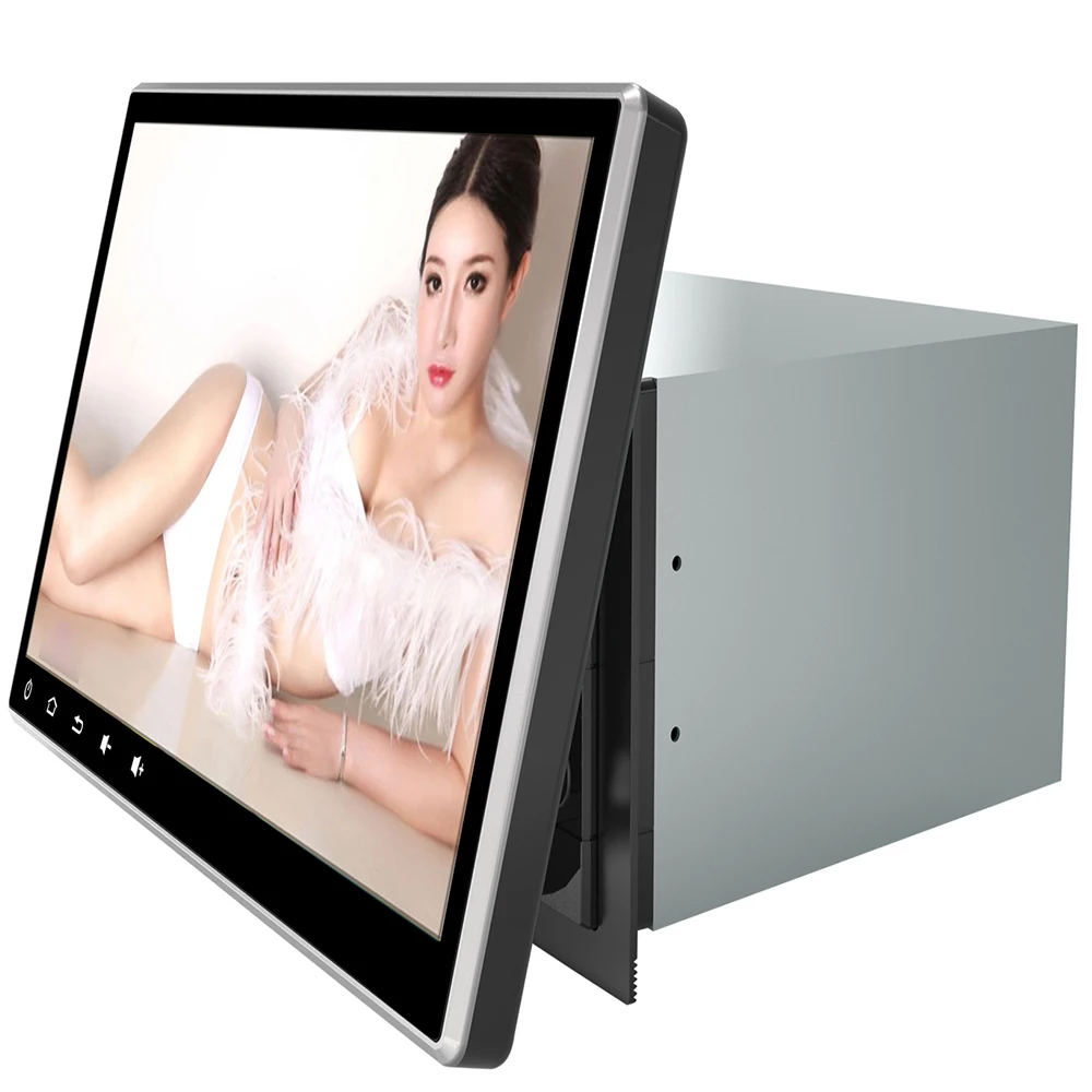 Автомобильный мультимедийный плеер поворотный экран 10 2 дюйма HD 1024*600 IPS 8 ядер Android