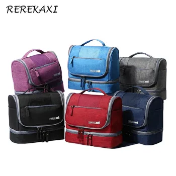 Hanging Women Cosmetic Bag Travel High Quality Men Toiletry Bags Waterproof Make Up Bag Wet And Dry Separation Organizer Pouch
Hanging Women Cosmetic Bag Travel High Quality Men Toiletry Bags Waterproof Make Up Bag Wet And Dry Separation Organizer Pouch