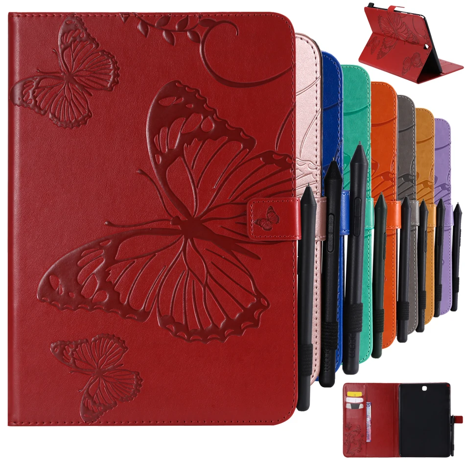 for Samsung Galaxy Tab A 9.7" T550 Cover 3D Emboss Butterfly Leather Flip wallet Shell for SM-T555 SM-P550 SM-P555 Tablet Case
for Samsung Galaxy Tab A 9.7" T550 Cover 3D Emboss Butterfly Leather Flip wallet Shell for SM-T555 SM-P550 SM-P555 Tablet Case