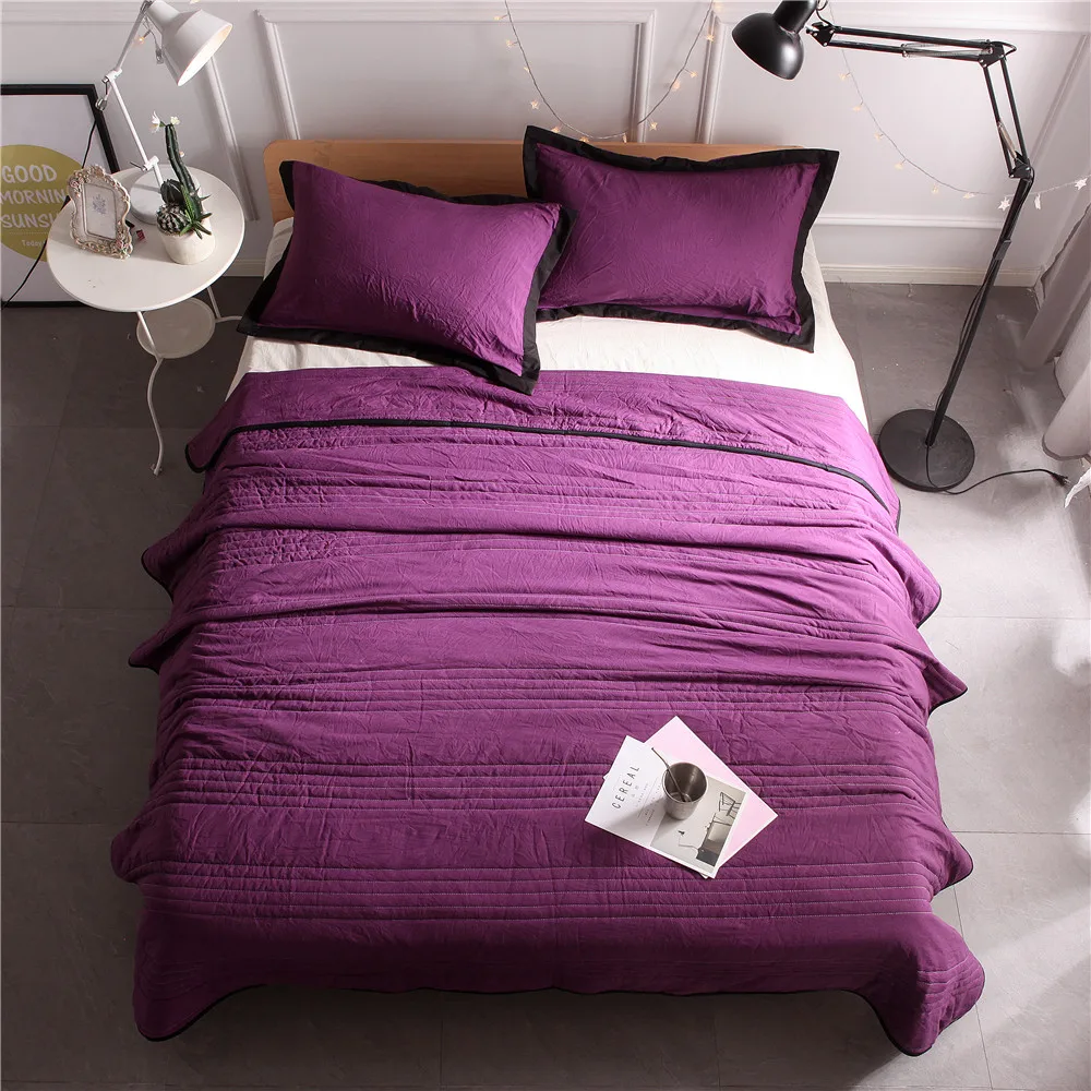Three pieces Bedspread Coverlet Sets Solid Color 230*230cm 260*230cm with two pillowcases Multi Function Quilt #230
Three pieces Bedspread Coverlet Sets Solid Color 230*230cm 260*230cm with two pillowcases Multi Function Quilt #230