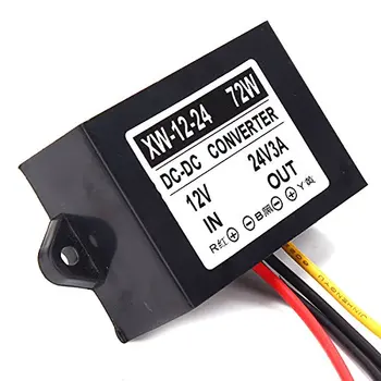 Car Power Converter With Over Voltage&Current Protection DC12V To 24V 3A 72W 
Car Power Converter With Over Voltage&Current Protection DC12V To 24V 3A 72W