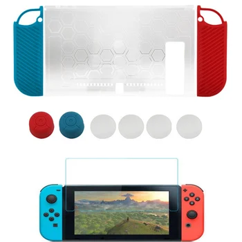 Nintend Switch 10 in 1 Protection Kit Crystal Shell Case Thumb Stick Grips Tempered Screen Protector Film For Nintendo Switch NS
Nintend Switch 10 in 1 Protection Kit Crystal Shell Case Thumb Stick Grips Tempered Screen Protector Film For Nintendo Switch NS