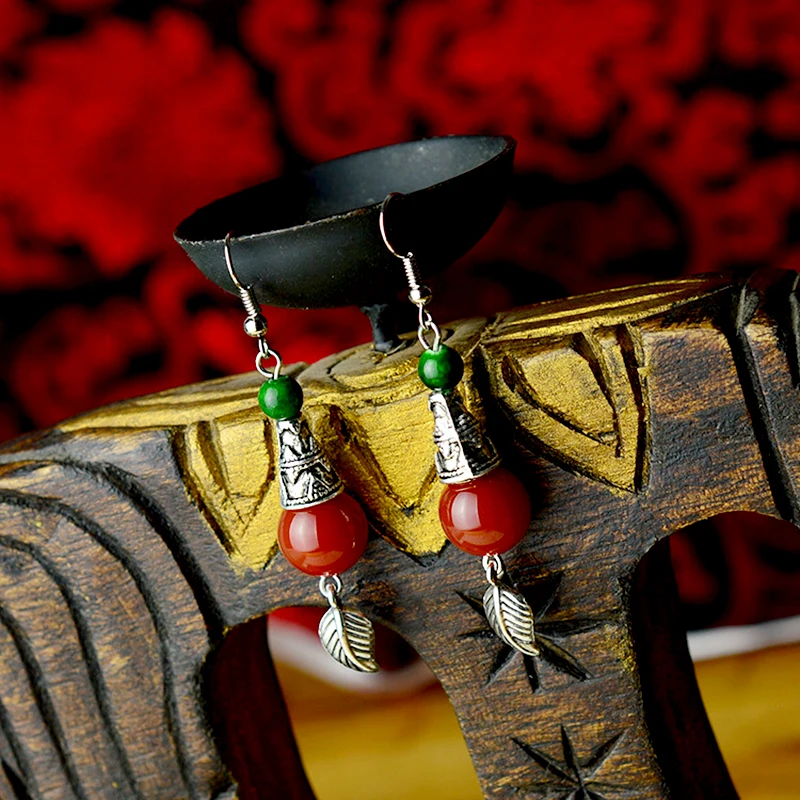 ethnic drop earrings for women zinc alloy leaf red green stone dangle hook fashion femme vintage jewelry 2018
ethnic drop earrings for women zinc alloy leaf red green stone dangle hook fashion femme vintage jewelry 2018
