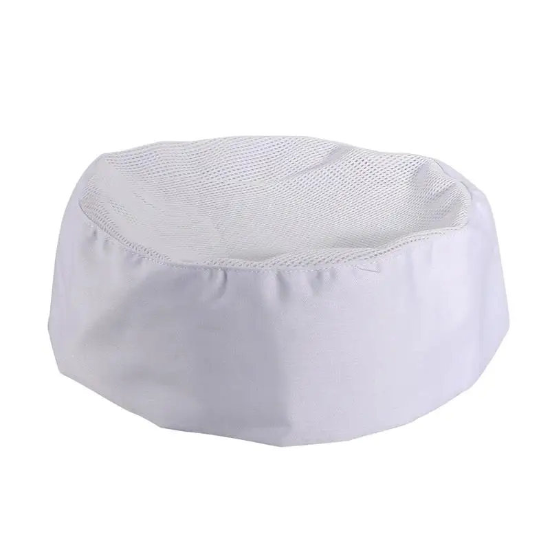 Breathable Mesh Top Skull Cap Professional Catering Chefs Hat with Adjustable Strap - One Size (White)
Breathable Mesh Top Skull Cap Professional Catering Chefs Hat with Adjustable Strap - One Size (White)