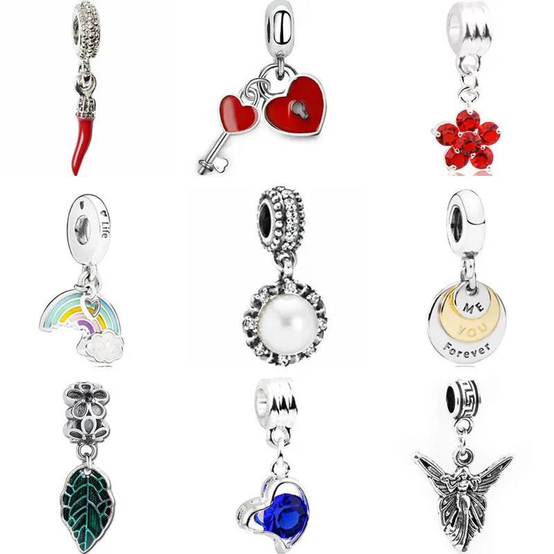 New Fashion Crystal Flower Rainbow Moon Heart Simulated Pearl Beads Fit Pandora Pendant Bracelets for Women DIY Charms Jewelry
New Fashion Crystal Flower Rainbow Moon Heart Simulated Pearl Beads Fit Pandora Pendant Bracelets for Women DIY Charms Jewelry