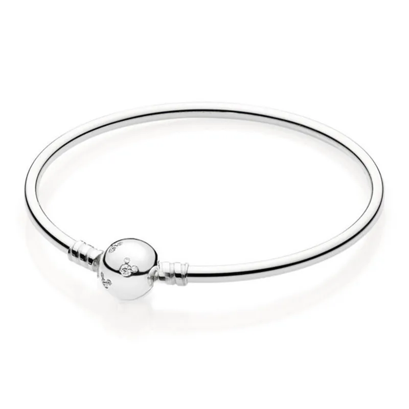 Famous 100% Authentic 925 Sterling Silver Bead Charm Chain Fit Original Branded Bangle Micky Bracelet For Women DIY Jewelry
Famous 100% Authentic 925 Sterling Silver Bead Charm Chain Fit Original Branded Bangle Micky Bracelet For Women DIY Jewelry