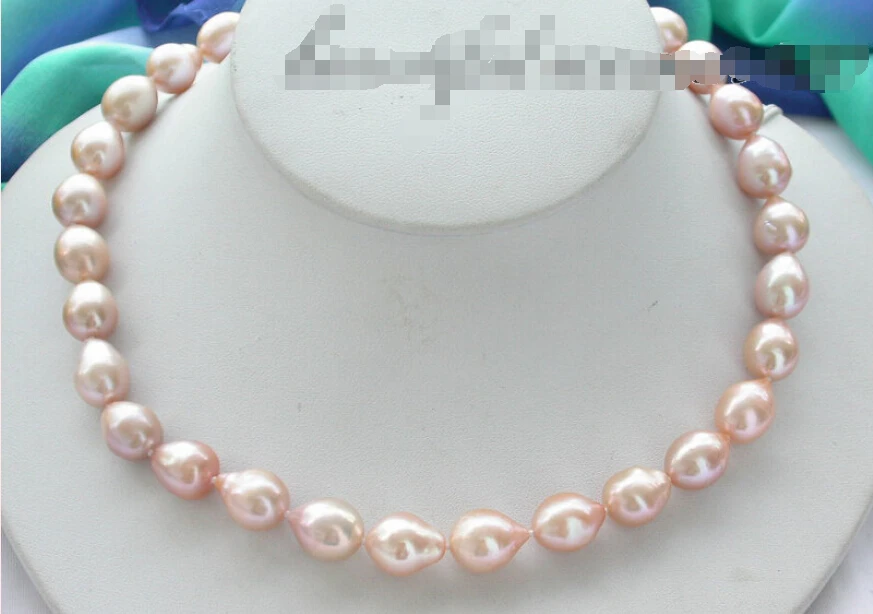 FREE SHIPPING z3646 Good 17" 15mm pink drip freshwater pearl necklace (A0513) 
FREE SHIPPING z3646 Good 17" 15mm pink drip freshwater pearl necklace (A0513)