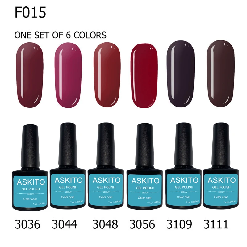 ASKITO Pink Blown Nail Polishes 6pcs/sets Fashion Color Coat Soak off UV LED Gel Polish Sets Primer and Top Coat US Stock
ASKITO Pink Blown Nail Polishes 6pcs/sets Fashion Color Coat Soak off UV LED Gel Polish Sets Primer and Top Coat US Stock