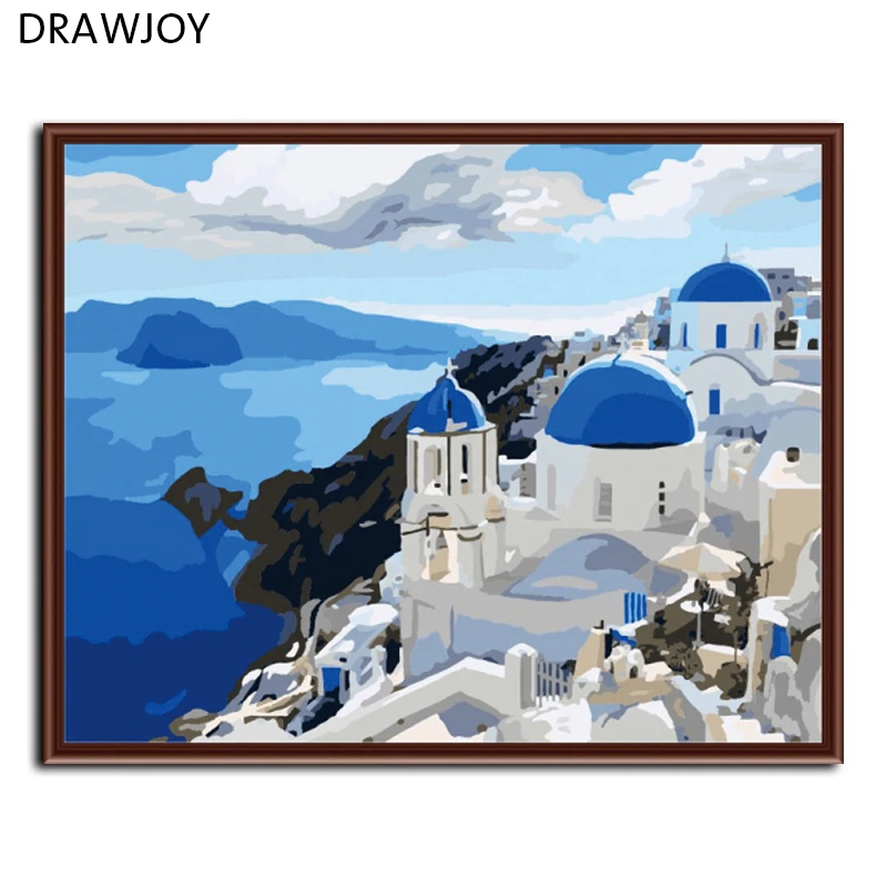 Frameless Wall Art DIY Oil Painting By Numbers Hand Painted Canvas Painting Seascape Home Decor 40*50cm -Mediterranean G005
Frameless Wall Art DIY Oil Painting By Numbers Hand Painted Canvas Painting Seascape Home Decor 40*50cm -Mediterranean G005