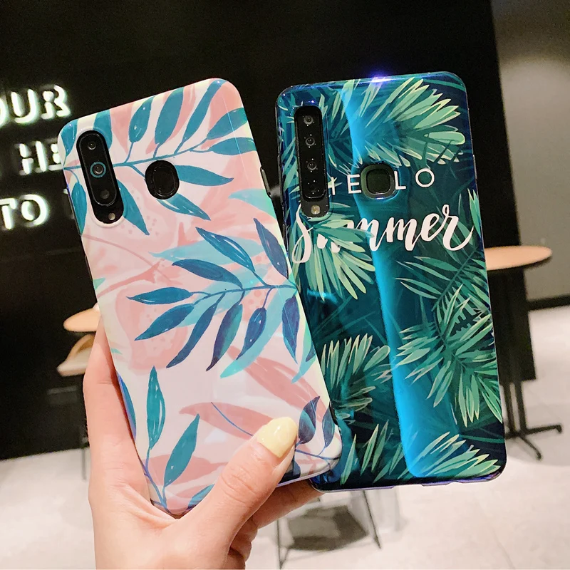 Shiny Blu-Ray Tropical Flower Summer Green Leaf Case For Samsung Galaxy A8s A9s Soft Back Cover Fashion TPU Protective Case
Shiny Blu-Ray Tropical Flower Summer Green Leaf Case For Samsung Galaxy A8s A9s Soft Back Cover Fashion TPU Protective Case