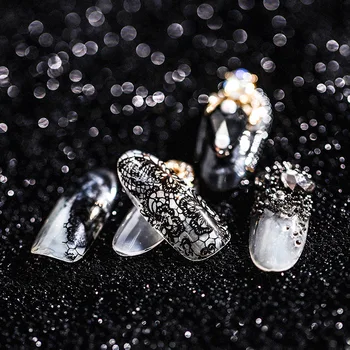 1lot=2 pieces Nail Art Stickers black lace flower shape Nail Foils Transfer Sticker DIY Manicure Decals 4*50cm Z0119
1lot=2 pieces Nail Art Stickers black lace flower shape Nail Foils Transfer Sticker DIY Manicure Decals 4*50cm Z0119