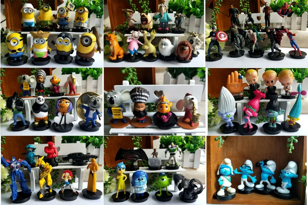 6pcs/set Marvel Q The Avengers Spider Man Despicable Me PVC Action Figure Collectible Model Toys
6pcs/set Marvel Q The Avengers Spider Man Despicable Me PVC Action Figure Collectible Model Toys