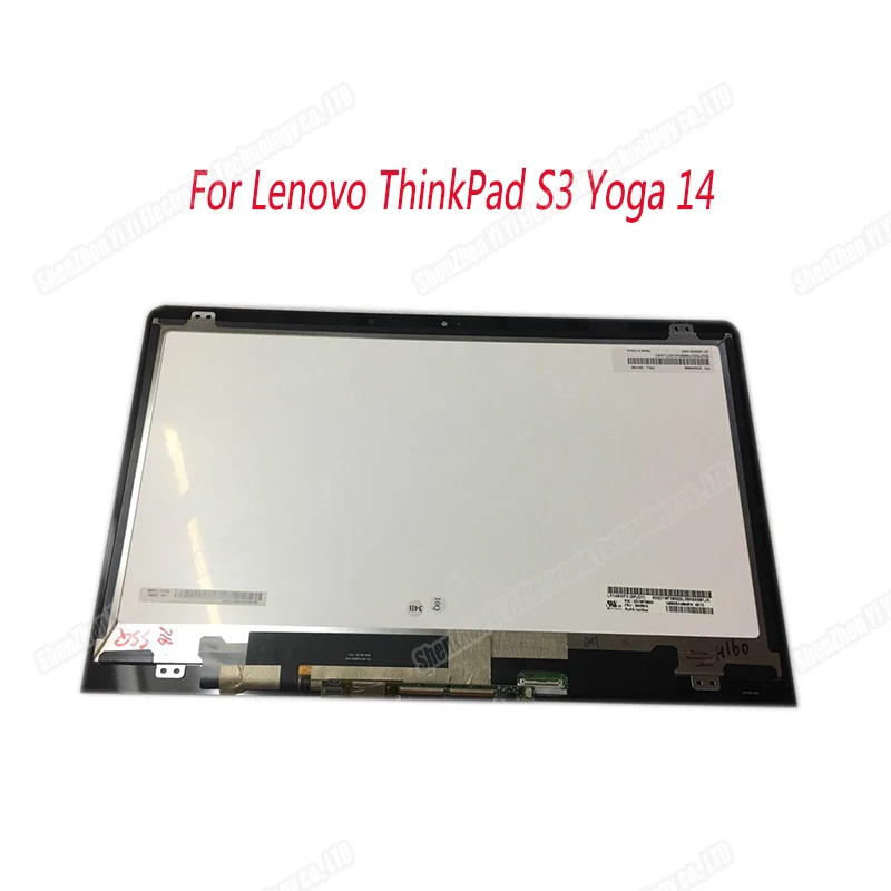 14 INCH 1920x1080 Full LCD Touch Screen Display Assembly For Lenovo ThinkPad S3 Yoga 14 20FY0002US + BEZEL FRU: 04X5916
14 INCH 1920x1080 Full LCD Touch Screen Display Assembly For Lenovo ThinkPad S3 Yoga 14 20FY0002US + BEZEL FRU: 04X5916