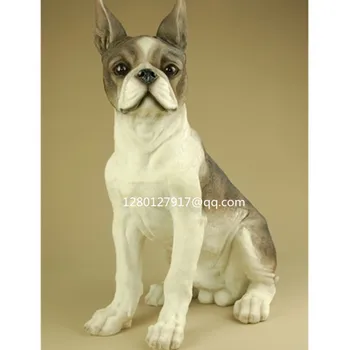 13'' Simulation Boston Terrier Cute Puppy Statue Resin Sitting Creative Home Decor Action Figure Collectible Model Toy Gift P792
13'' Simulation Boston Terrier Cute Puppy Statue Resin Sitting Creative Home Decor Action Figure Collectible Model Toy Gift P792