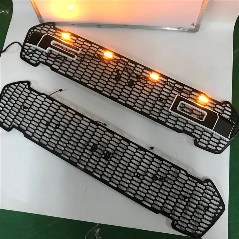 OWN DESIGN MODIFIED FRONT RACING GRILLE GRILL 4 ORANGE LED BUMPER MASK COVER TRIMS FIT FOR RANGER T7 XTL PICKUP CAR GRILLS PARTS
OWN DESIGN MODIFIED FRONT RACING GRILLE GRILL 4 ORANGE LED BUMPER MASK COVER TRIMS FIT FOR RANGER T7 XTL PICKUP CAR GRILLS PARTS