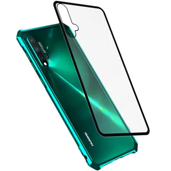 metal frame glass back high quality aluminium alloy tempered glass protect slim fits cellphone case cover for huawei nova 5i
metal frame glass back high quality aluminium alloy tempered glass protect slim fits cellphone case cover for huawei nova 5i