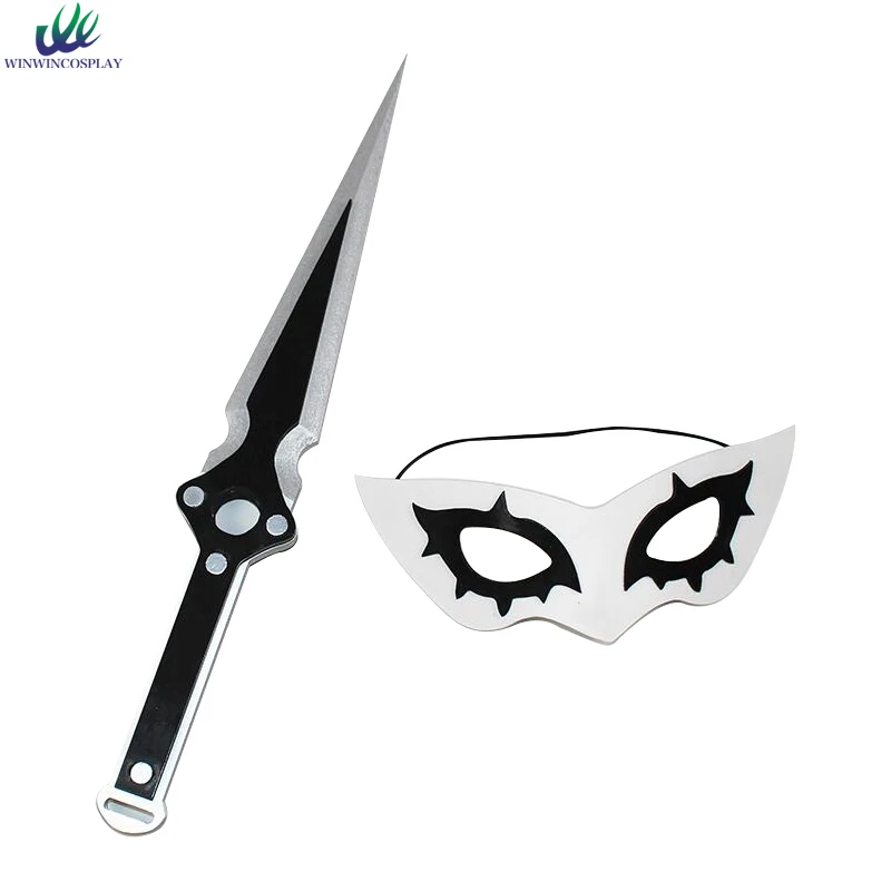 Game Persona 5 Kurusuakira Joker Dagger And Mask Cosplay Weapon Cosplay Props For Party Halloween
Game Persona 5 Kurusuakira Joker Dagger And Mask Cosplay Weapon Cosplay Props For Party Halloween