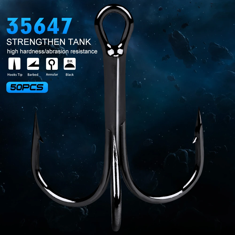 Faucet Fishing Hook 50pc/Lot 2/4/6/8/10/12/14# High Carbon Steel Treble Hooks Fishing Tackle Black/Brown/White Fish Hook
Faucet Fishing Hook 50pc/Lot 2/4/6/8/10/12/14# High Carbon Steel Treble Hooks Fishing Tackle Black/Brown/White Fish Hook