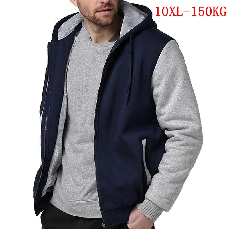 Men's large size jacket long sleeve zipper thickening fleece warm large size 7XL 8XL 9XL 10XL autumn and winter blue gray color
Men's large size jacket long sleeve zipper thickening fleece warm large size 7XL 8XL 9XL 10XL autumn and winter blue gray color