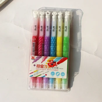 6 Pcs/Set color gel pen Watercolor glitter cute tinta plastic Festoon office lapices supplies stationery kawaii kalem material
6 Pcs/Set color gel pen Watercolor glitter cute tinta plastic Festoon office lapices supplies stationery kawaii kalem material