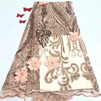 Nigerian Lace Fabric 2019 High Quality Lace 3d Lace Fabric Wedding White African With sequins Nigerian French Lace Fabric Pink
Nigerian Lace Fabric 2019 High Quality Lace 3d Lace Fabric Wedding White African With sequins Nigerian French Lace Fabric Pink