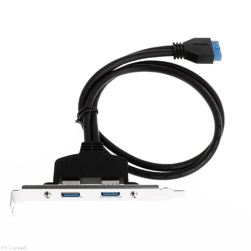 Dual USB 3.0 PCI Bracket Panel USB Cable 3.0 to Motherboard Mainboard 20 Pin Header Adapter Rear 20-Pins to 2 X USB A Female
Dual USB 3.0 PCI Bracket Panel USB Cable 3.0 to Motherboard Mainboard 20 Pin Header Adapter Rear 20-Pins to 2 X USB A Female