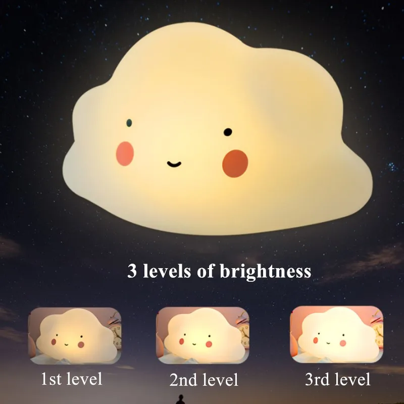 Dimmable Cloud Led Night Light USB Rechargeable for Children Baby Kids Gift Cartoon Lamp Bedside Bedroom Decoration Lighting
Dimmable Cloud Led Night Light USB Rechargeable for Children Baby Kids Gift Cartoon Lamp Bedside Bedroom Decoration Lighting