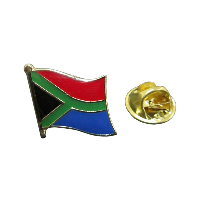 South africa flag single lapel pin badge+Iron plated brass+paints+epoxy-Free shipping(8 pcs/lot)
South africa flag single lapel pin badge+Iron plated brass+paints+epoxy-Free shipping(8 pcs/lot)