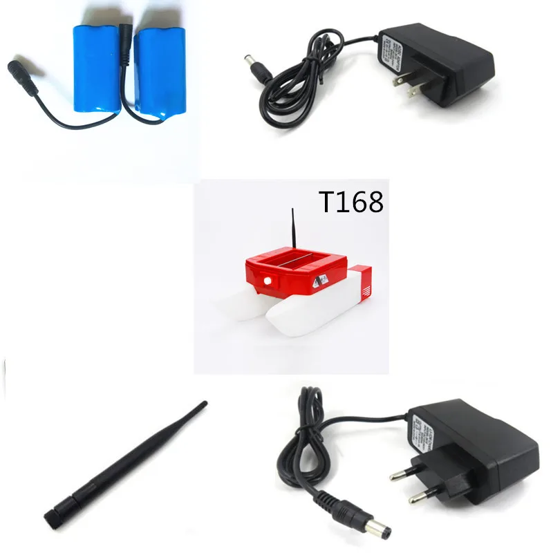 T168 Fishing Tool Smart RC Bait Boat Toys Dual Motor Fish Finder Ship Boat Spare Parts Battery/Charger/antenna
T168 Fishing Tool Smart RC Bait Boat Toys Dual Motor Fish Finder Ship Boat Spare Parts Battery/Charger/antenna