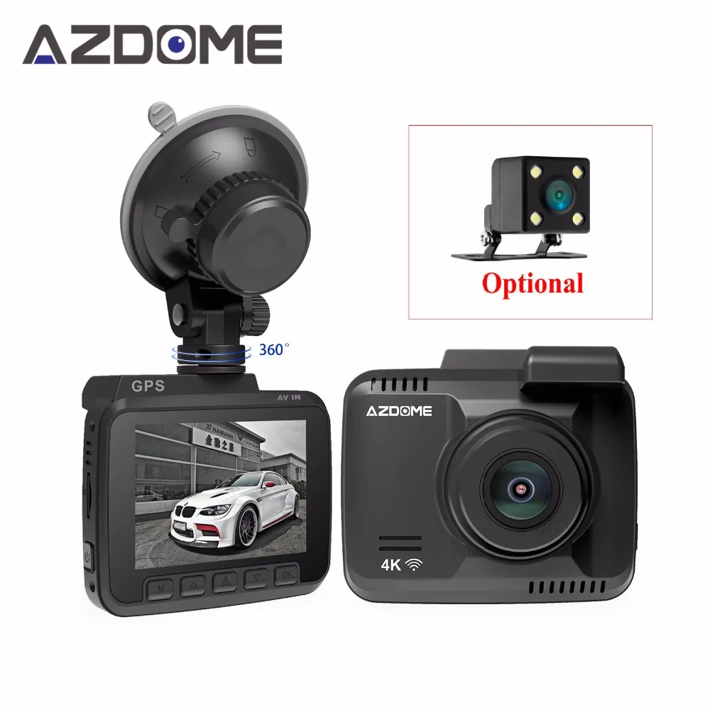 Azdome GS63H Dash Cam Dual Lens Built in GPS WiFi FHD 1080P Front + VGA Rear Camera 4K 2880 x 2160P Car DVRs Vehicle Dashcam
Azdome GS63H Dash Cam Dual Lens Built in GPS WiFi FHD 1080P Front + VGA Rear Camera 4K 2880 x 2160P Car DVRs Vehicle Dashcam