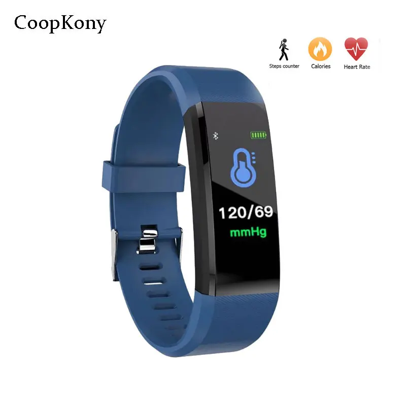 Фото Coopkony Smart Bracelet Band watch Blood Pressure Waterproof Fitness Tracker Heart Rate Monitor for Android IOS | Электроника