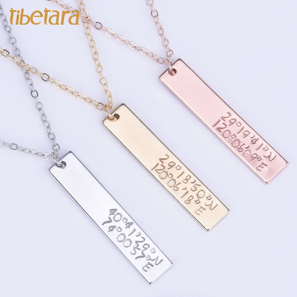 Personalized-Coordinate Necklace,mothers day gift for grandma,Coordinate necklace Latitude Bar Necklace for Custom name gifts
Personalized-Coordinate Necklace,mothers day gift for grandma,Coordinate necklace Latitude Bar Necklace for Custom name gifts