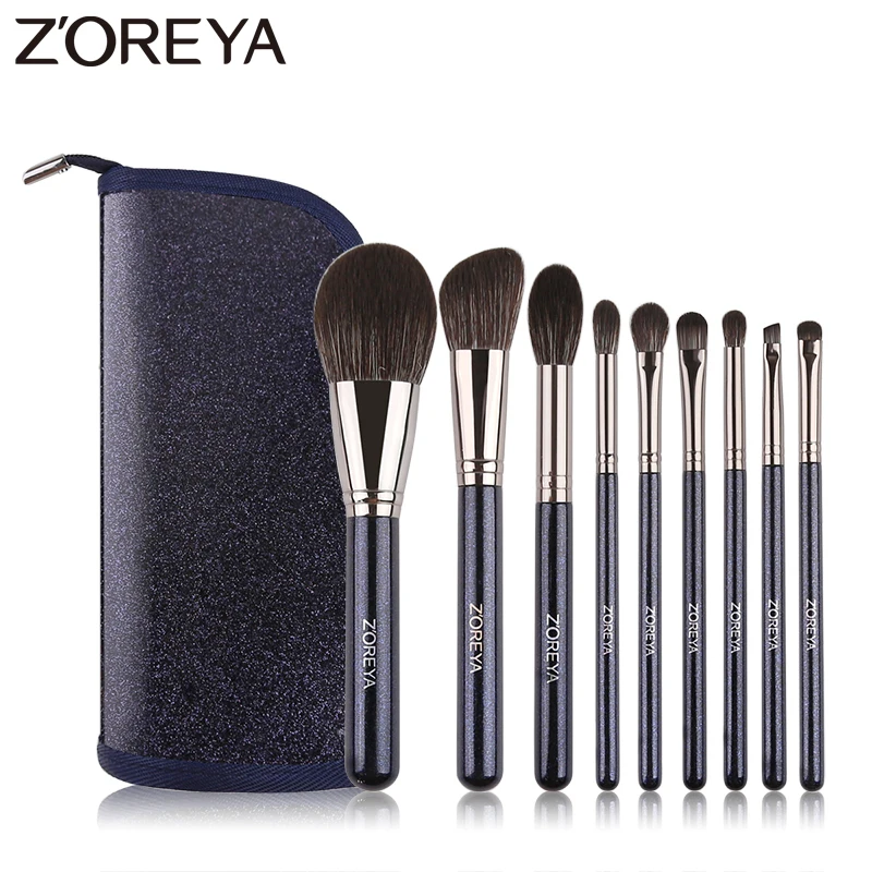 Zoreya Brand Super Soft Synthetic Hair Powder Sky Blue Makeup Brush Kit Highlighter Blush Blending Eye Shadow Brushes Set 9pcs
Zoreya Brand Super Soft Synthetic Hair Powder Sky Blue Makeup Brush Kit Highlighter Blush Blending Eye Shadow Brushes Set 9pcs