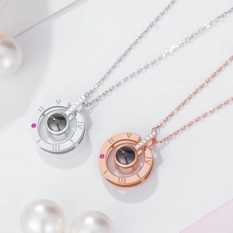 100% Silver 925 Heart Silver Necklace I LOVE YOU in 100 Languages Light projection Necklace Wedding Pendant Necklace
100% Silver 925 Heart Silver Necklace I LOVE YOU in 100 Languages Light projection Necklace Wedding Pendant Necklace