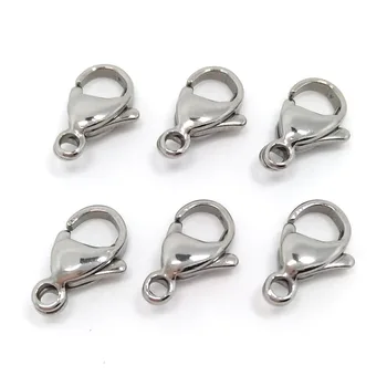 Free Shipping 100pcs 9-15# Stainless Steel Lobster Clasps Jewelry Finding bracelet DIY
Free Shipping 100pcs 9-15# Stainless Steel Lobster Clasps Jewelry Finding bracelet DIY