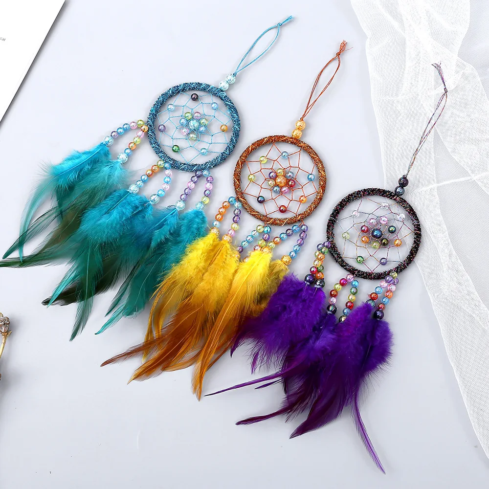 Handmade Indian Decorative Dream Catcher Wall Hanging Dreamcatcher Feather Crafts Kids Stuff Wall Room Home Decor Wind Chimes
Handmade Indian Decorative Dream Catcher Wall Hanging Dreamcatcher Feather Crafts Kids Stuff Wall Room Home Decor Wind Chimes