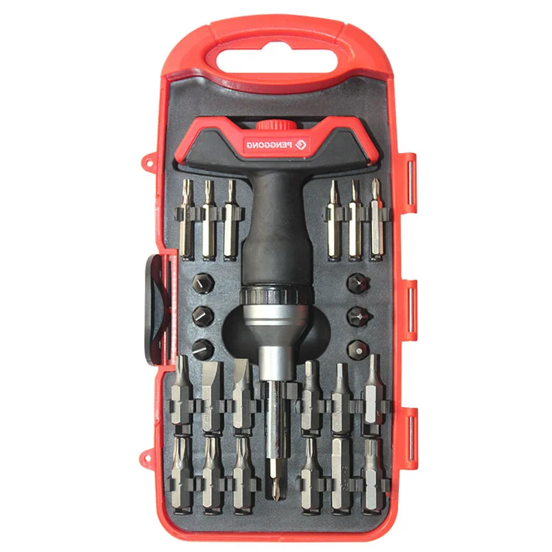 28pcs Precision Mini Ratchet Wrench Screwdriver T-shaped Handle Set Multi-function Screwdriver Household Appliances Repair Tools
28pcs Precision Mini Ratchet Wrench Screwdriver T-shaped Handle Set Multi-function Screwdriver Household Appliances Repair Tools